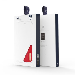Dux Ducis Hivo dėklas su atvartu ir RFID blokavimu Samsung Galaxy S24 Ultra - raudonas