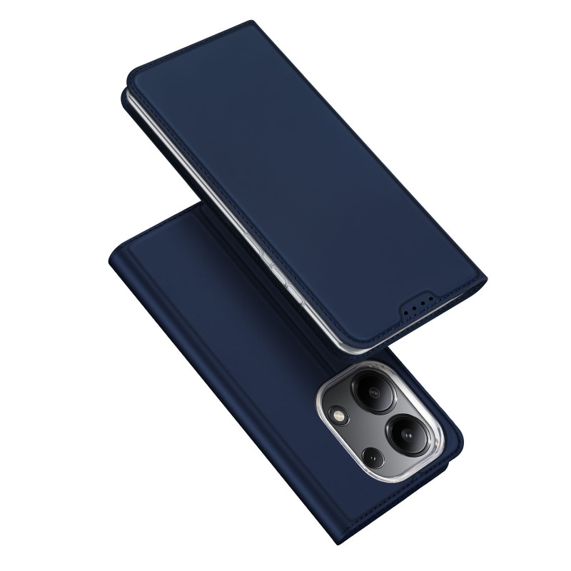 Dux Ducis Skin Pro atverčiamas dėklas, skirtas Xiaomi Redmi Note 13 4G - mėlynas