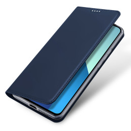 Dux Ducis Skin Pro atverčiamas dėklas, skirtas Xiaomi Redmi Note 13 4G - mėlynas