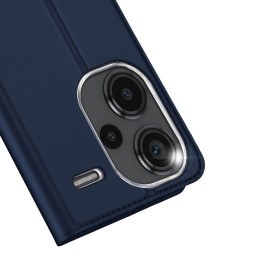 Dux Ducis Skin Pro dėklas su atvartu ir kortelės lizdu, skirtas Xiaomi Redmi Note 13 Pro+ 5G - mėlynas