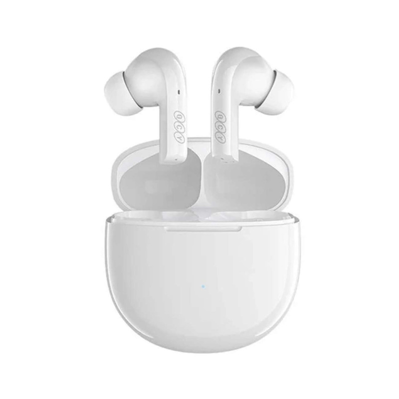 QCY T18 MeloBuds TWS į ausis įdedamos belaidės ausinės su aptX Adaptive – balta