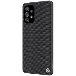 Nillkin Textured Case tvirtas sustiprintas dėklas su gelio rėmeliu ir nailonine nugara, skirtas Samsung Galaxy A72 4G ju...