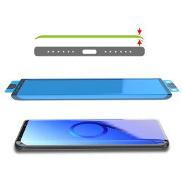 3D Edge Nano Flexi Glass Stiklo plėvelė viso ekrano grūdintas stiklas su rėmeliu Xiaomi Mi 11 Transparent