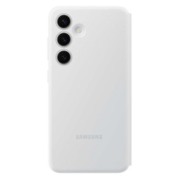 Samsung Smart View Wallet EF-ZS921CWEGWW dėklas su atvartu, skirtas Samsung Galaxy S24 - baltas