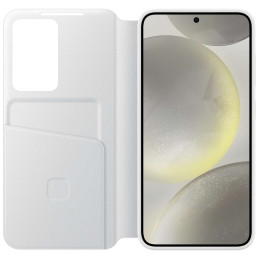 Samsung Smart View Wallet EF-ZS921CWEGWW dėklas su atvartu, skirtas Samsung Galaxy S24 - baltas