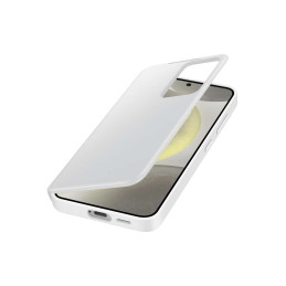 Samsung Smart View Wallet EF-ZS921CWEGWW dėklas su atvartu, skirtas Samsung Galaxy S24 - baltas