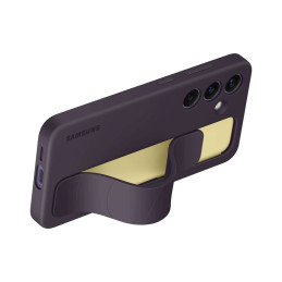 Samsung Standing Grip Case EF-GS921CEEGWW su laikikliu / stovu Samsung Galaxy S24 - tamsiai violetinė