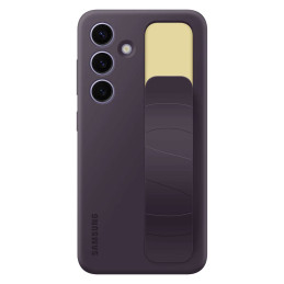 Samsung Standing Grip Case EF-GS921CEEGWW su laikikliu / stovu Samsung Galaxy S24 - tamsiai violetinė