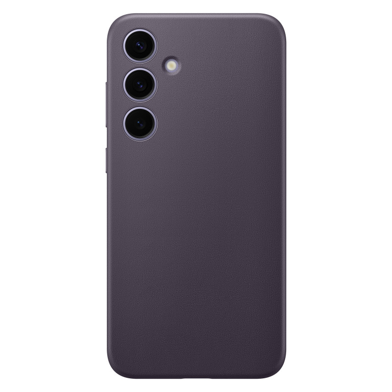Samsung vegan odinis dėklas GP-FPS921HCAVW, skirtas Samsung Galaxy S24 – tamsiai violetinis