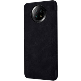 Nillkin Qin odinis dėklas skirtas Xiaomi Redmi Note 9T 5G juodas