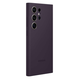 Samsung silikoninis dėklas EF-PS928TEEGWW, skirtas Samsung Galaxy S24 Ultra – tamsiai violetinis