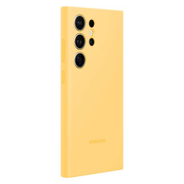 Samsung silikoninis dėklas EF-PS928TYEGWW, skirtas Samsung Galaxy S24 Ultra - geltonas