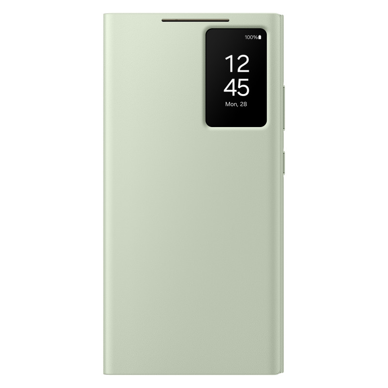 Samsung Smart View Wallet EF-ZS928CGEGWW atverčiamas dėklas, skirtas Samsung Galaxy S24 Ultra - šviesiai žalias