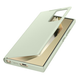 Samsung Smart View Wallet EF-ZS928CGEGWW atverčiamas dėklas, skirtas Samsung Galaxy S24 Ultra - šviesiai žalias