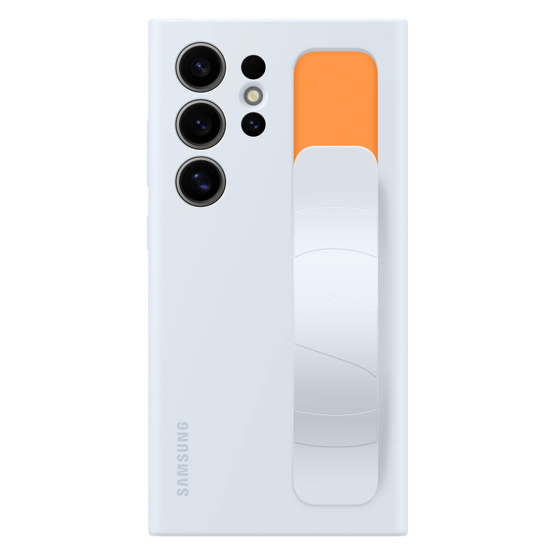 Samsung Standing Grip Case EF-GS928CLEGWW su laikikliu / stovu Samsung Galaxy S24 Ultra - šviesiai mėlyna