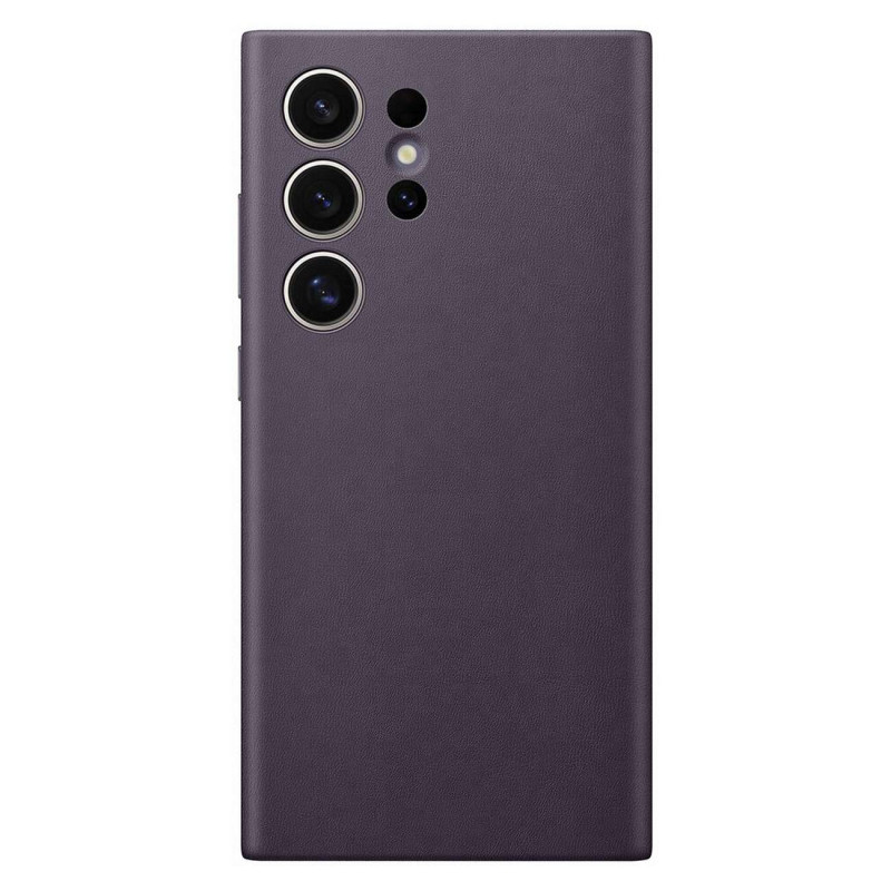 Samsung vegan odinis dėklas GP-FPS928HCAVW, skirtas Samsung Galaxy S24 Ultra – tamsiai violetinė