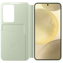 Samsung Smart View Wallet EF-ZS926CGEGWW dėklas su atvartu, skirtas Samsung Galaxy S24+ - šviesiai žalias