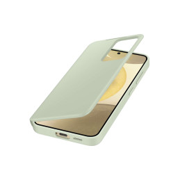 Samsung Smart View Wallet EF-ZS926CGEGWW dėklas su atvartu, skirtas Samsung Galaxy S24+ - šviesiai žalias