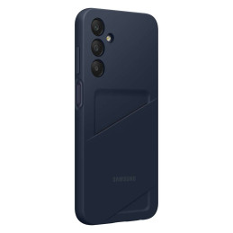 „Samsung“ kortelės lizdo dėklas EF-OA256TBEGWW su kortelės lizdu, skirtas „Samsung Galaxy A25 5G“ - juoda ir mėlyna