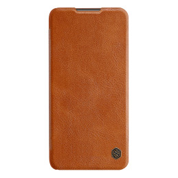 Nillkin Qin odinis dėklas Xiaomi Redmi 9T 4G - rudas