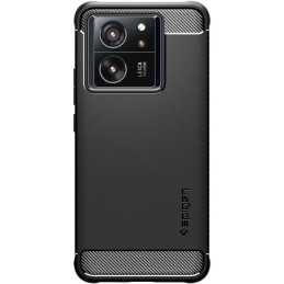Spigen Rugged Armor dėklas, skirtas Xiaomi 13T / 13T Pro - matinė juoda