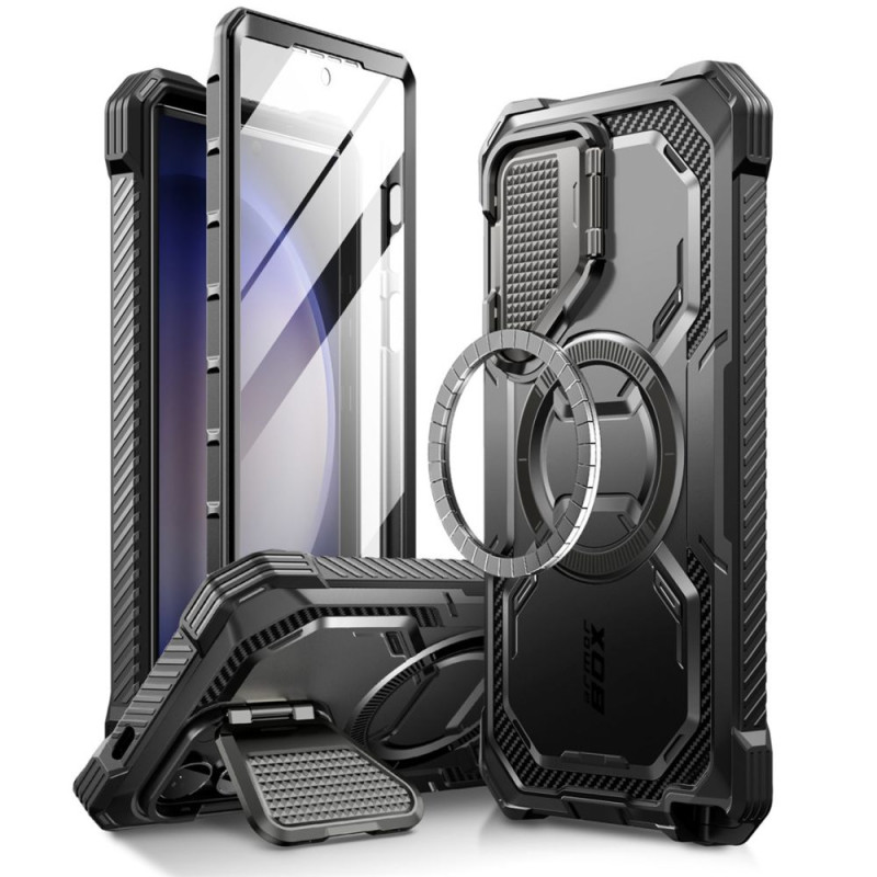 IBLSN Armorbox Mag Supcase su MagSafe, skirta Samsung Galaxy S24 Ultra - juoda