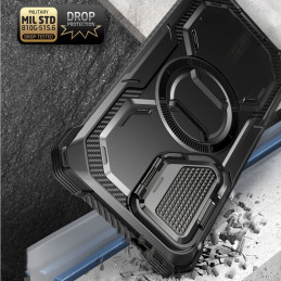 IBLSN Armorbox Mag Supcase su MagSafe, skirta Samsung Galaxy S24 Ultra - juoda
