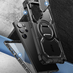 IBLSN Armorbox Mag Supcase su MagSafe, skirta Samsung Galaxy S24 Ultra - juoda