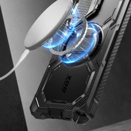 IBLSN Armorbox Mag Supcase su MagSafe, skirta Samsung Galaxy S24 Ultra - juoda