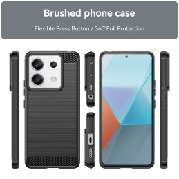 Anglies dėklas, skirtas Xiaomi Redmi Note 13 Pro - juodas