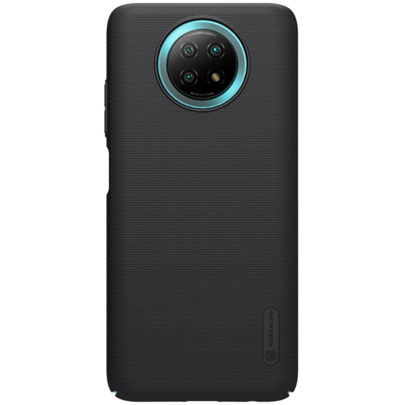 Nillkin Super Frosted Shield sustiprintas dėklo dangtelis skirtas Xiaomi Redmi Note 9T 5G juodas