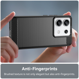 Anglies dėklas, skirtas Xiaomi Redmi Note 13 Pro+ - juodas