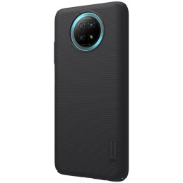 Nillkin Super Frosted Shield sustiprintas dėklo dangtelis skirtas Xiaomi Redmi Note 9T 5G juodas