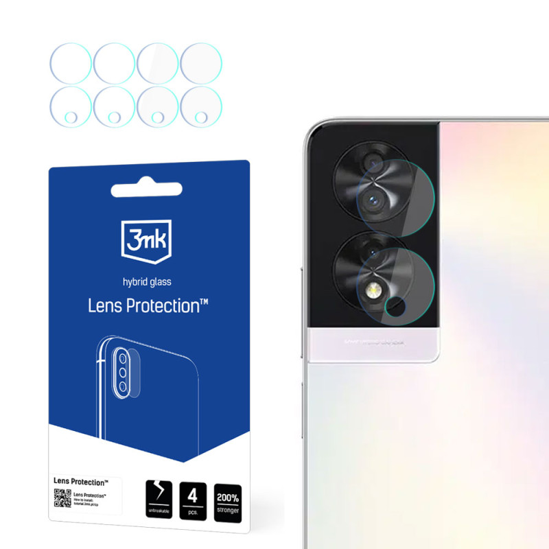 3mk Lens Protection™ hibridinio fotoaparato stiklas ant TCL 40 NXT popieriaus