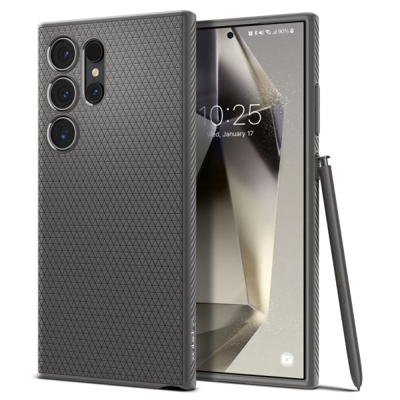 Spigen Liquid Air dėklas Samsung Galaxy S24 Ultra - pilkas
