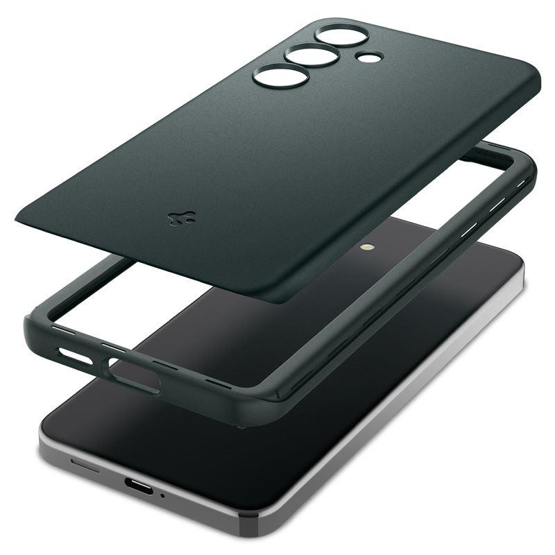 Spigen Thin Fit dėklas, skirtas Samsung Galaxy S24 tamsiai