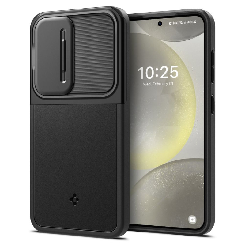 Spigen Optik Armor dėklas Samsung Galaxy S24 - juodas