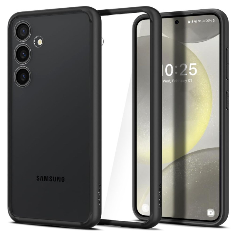 Spigen Ultra Hybrid dėklas, skirtas Samsung Galaxy S24 - matinė juoda