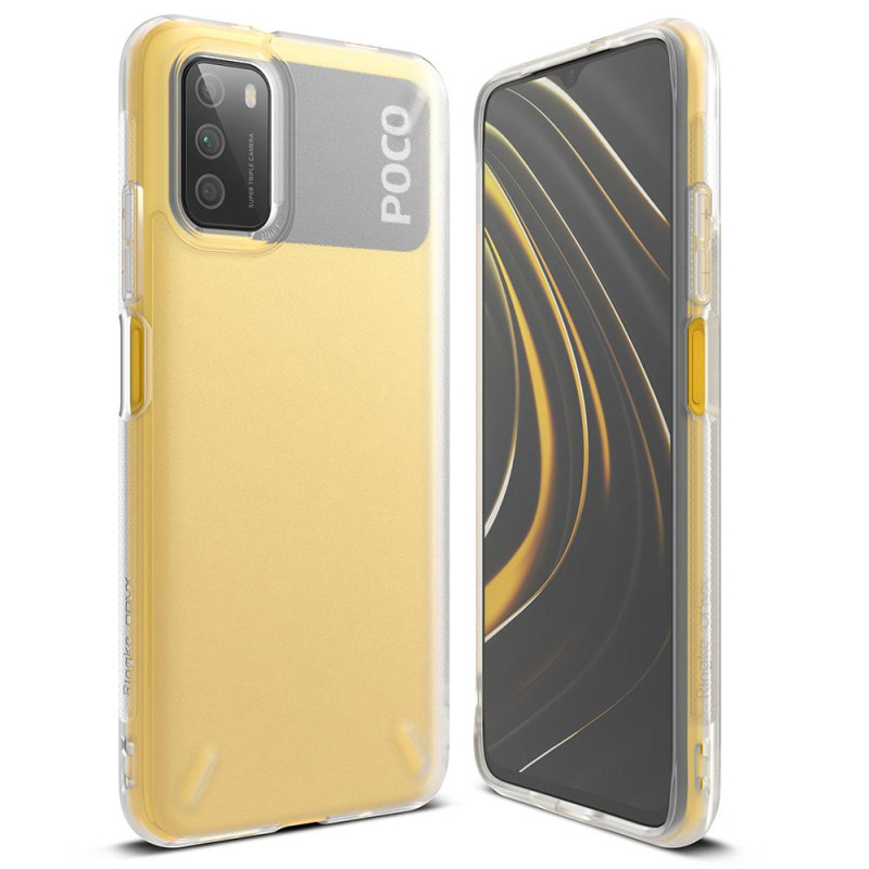 Ringke Onyx patvarus dėklo dangtelis, skirtas Xiaomi Poco M3 skaidrus (OXXI0003)