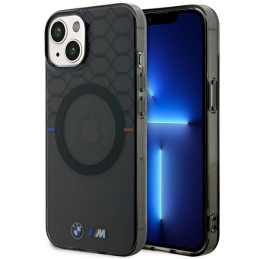 BMW Pattern MagSafe dėklas iPhone 13 / 14 / 15 - pilkas
