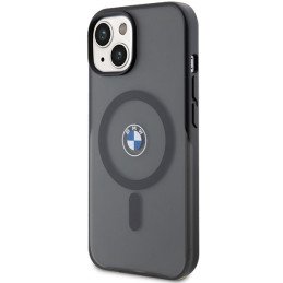 BMW IML Signature MagSafe dėklas, skirtas iPhone 15 Plus / 14 Plus - juodas