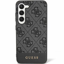 Guess 4G Stripe Collection dėklas, skirtas Samsung Galaxy S24+ - juodas