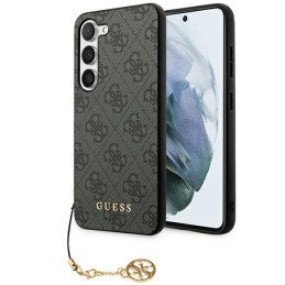 Guess 4G Charms Collection dėklas, skirtas Samsung Galaxy S24+ - juodas