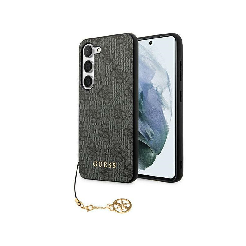 Guess 4G Charms Collection dėklas, skirtas Samsung Galaxy S24+ - juodas