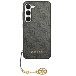 Guess 4G Charms Collection dėklas, skirtas Samsung Galaxy S24+ - juodas