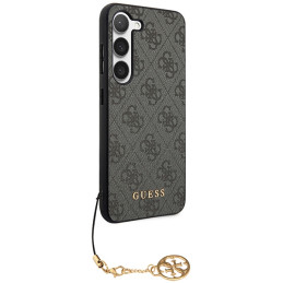 Guess 4G Charms Collection dėklas, skirtas Samsung Galaxy S24+ - juodas