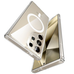 ESR Classic Hybrid Halolock dėklas su MagSafe, skirtas Samsung Galaxy S24 Ultra - skaidrus