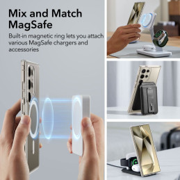 ESR Classic Hybrid Halolock dėklas su MagSafe, skirtas Samsung Galaxy S24 Ultra - skaidrus