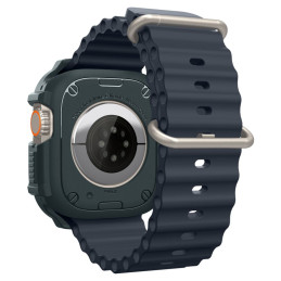 Spigen Rugged Armor dėklas Apple Watch Ultra 1/ 2 (49 mm) - tamsiai žalias