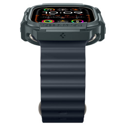 Spigen Rugged Armor dėklas Apple Watch Ultra 1/ 2 (49 mm) - tamsiai žalias